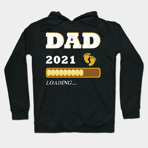 Dad 2021 loading Vater Baby Hoodie by JG0815Designs